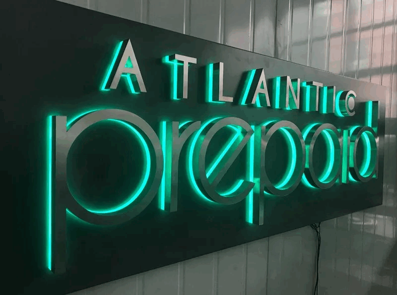 LED Backlit Letters