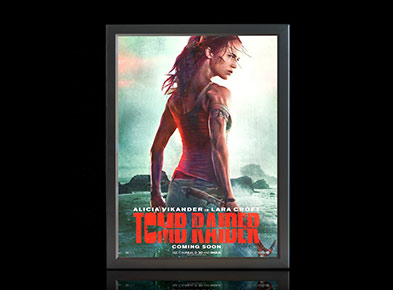 Cine de cine en casa LED LightBox Movie Poster Snap Frame