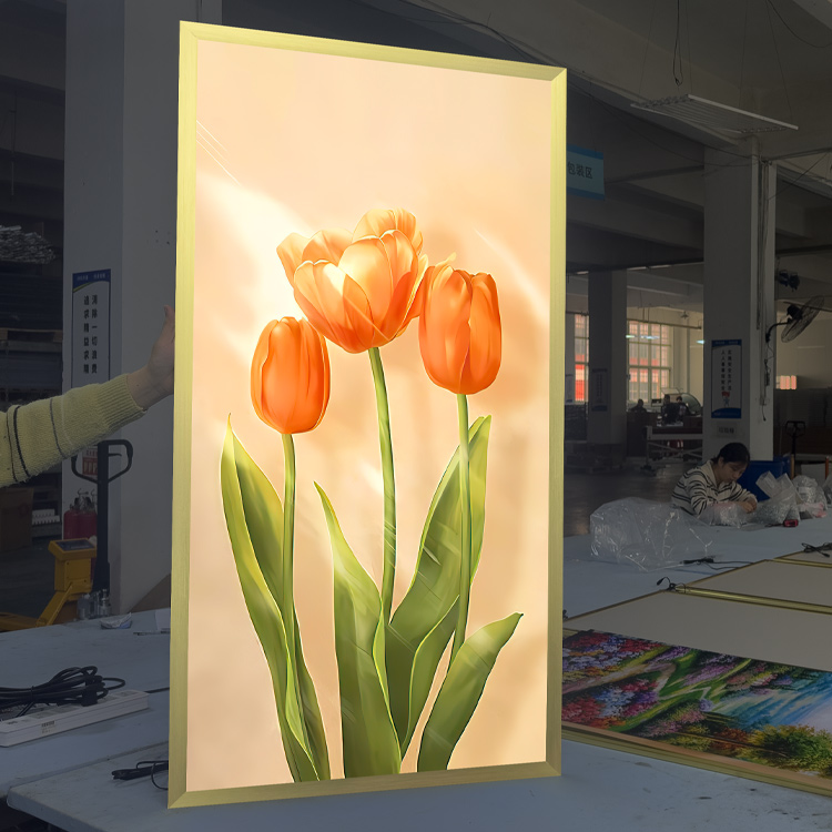 backlit poster frames