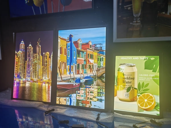Ultra-Thin LED Light Box Solutions: 50% Energy Savings for Retail Displays (UL Certified)