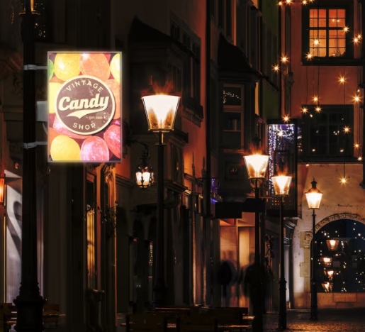 Mejore su publicidad exterior con un letrero de caja de luz LED solar de alta calidad
