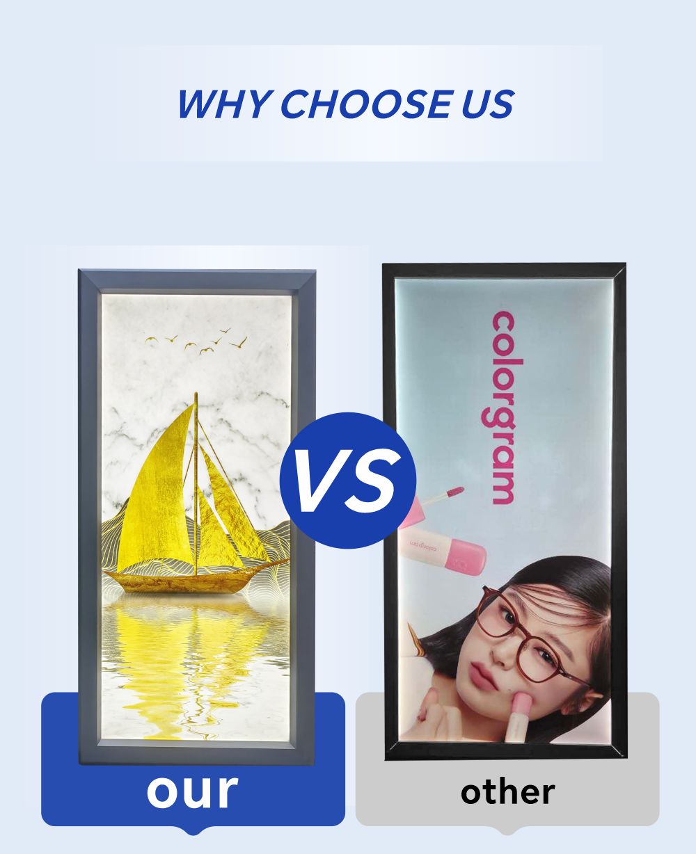 snap frame light box