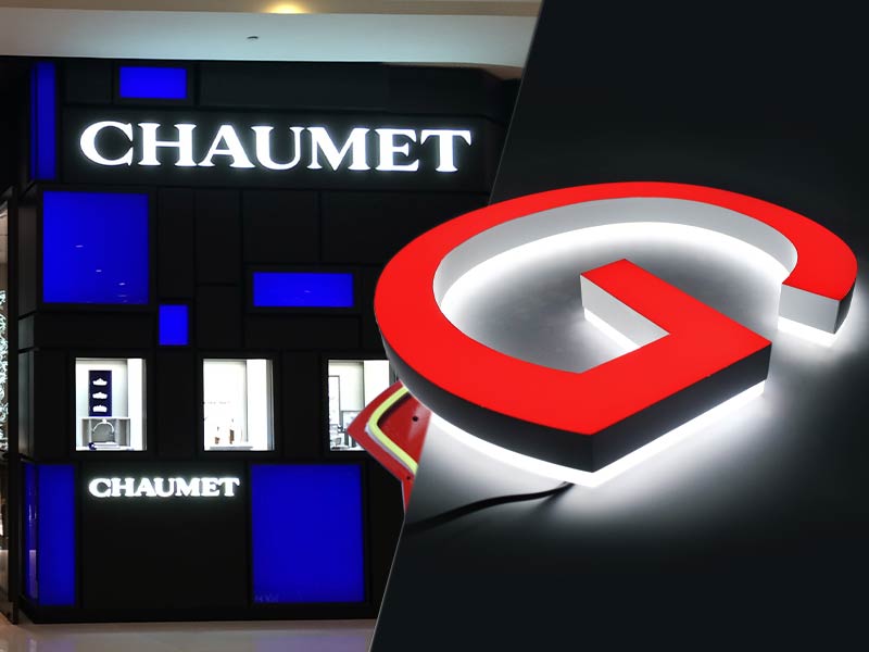 LED channel letters LUZ