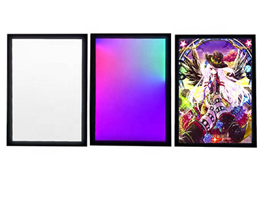 Caja de luz LED iluminada RGB Marcos de carteles de anime a presión dinámicos multifunción con marco de aluminio