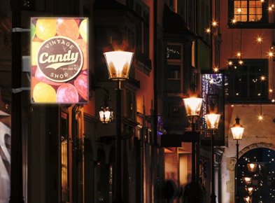Mejore su publicidad exterior con un letrero de caja de luz LED solar de alta calidad