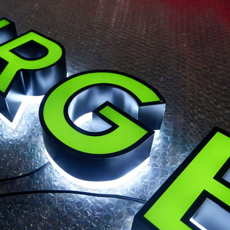 front lit signs